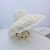 女子夏季大檐防晒帽亲子洋气遮阳帽女童薄款太阳帽蕾丝公主帽子女 商品缩略图7