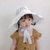 儿童夏季防晒帽大檐女童薄款太阳帽蕾丝公主帽子女宝宝洋气遮阳帽 商品缩略图2