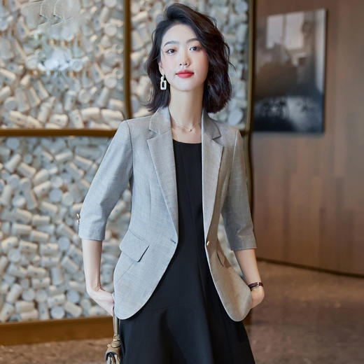 2022春夏新款休闲修身时尚女士西服小西装 MGG-XXN-22921 商品图2