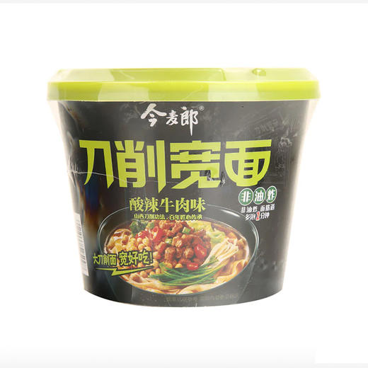 今麦郎刀削宽面 酸辣牛肉味 142g 商品图0