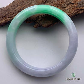 派瑞翡翠 翡翠手镯 糯种 绿色