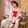 【抖音爆款公主风睡衣】春夏短袖可爱蝴蝶结家居服 夏日清爽棉质吸汗睡衣 商品缩略图1