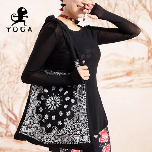 【2203BB140单肩包】国风印花单肩帆布包 商品图5