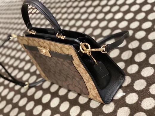2折！这款有点美啊[色][色]🇺🇸Coach Lane新款top handle大号铂金包👜 商品图2