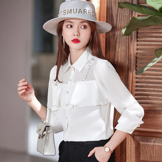 新款气质名媛衬衫百搭显瘦 商品图8