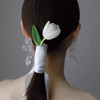 仿真郁金香发饰简约超仙美丝带森系 商品缩略图0