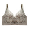 会呼吸的空气杯蕾丝文胸，法式蕾丝花面上薄下厚调整型美胸无钢圈内衣，贴身舒适透气上托聚拢文胸套装XT-3688 商品缩略图3