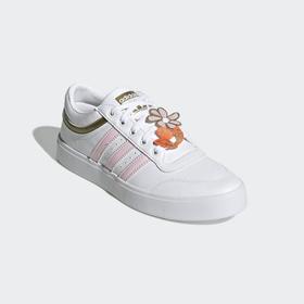 新款好折￥599！Adidas 女款金粉小花小白鞋