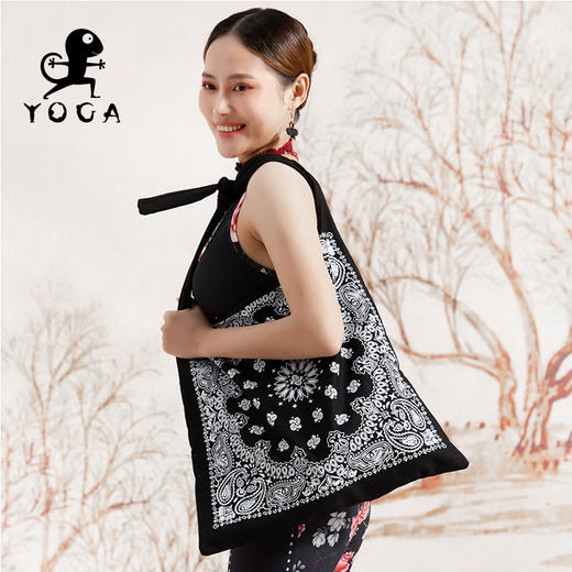 【2203BB140单肩包】国风印花单肩帆布包 商品图6