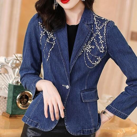 AA LD牛仔外套西服上衣小众时尚修身西装 商品图1
