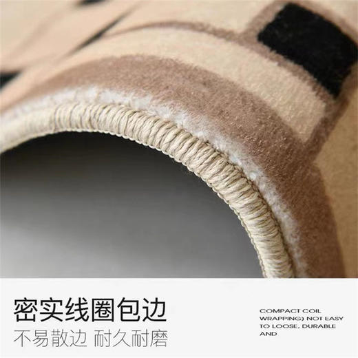 特价浴室防滑吸水地垫百搭柔软门垫卫生间家用卧室房间半圆脚垫 商品图8