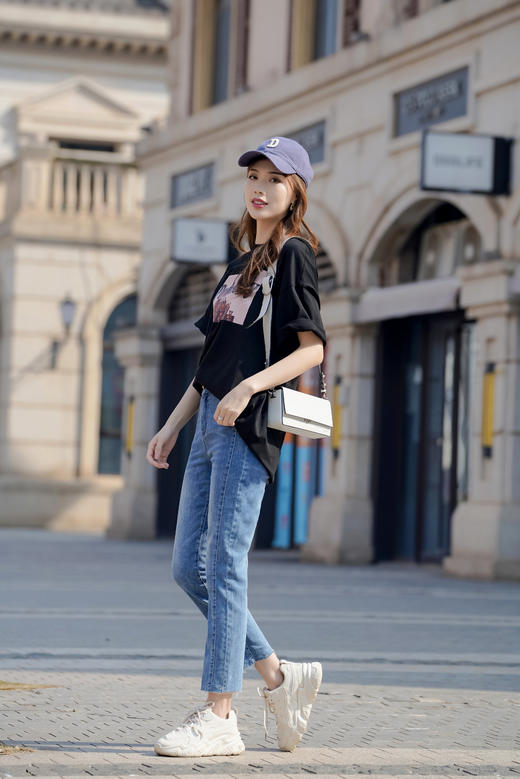 清凉去库【小熊印花T恤】【胖瘦可穿】臣禾【100%棉】宽松【藏肉救星】情侣款圆领短袖上衣S211050831（现货） 黑S白M无货 勿拍，偏大一码 商品图9