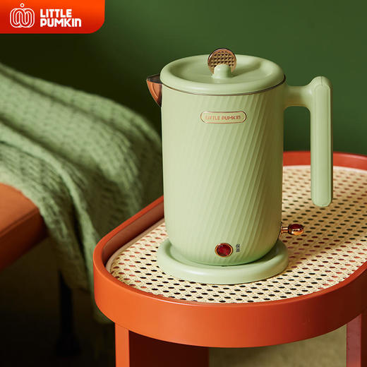 【低音烧水55度恒温】小南瓜静音电热水壶K1黑科技消音降噪不留水垢智能恒温双层防烫设计全一体制内胆24H保温 商品图4