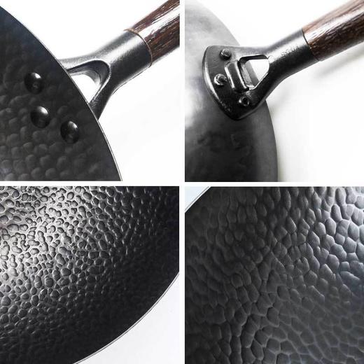 翰乐HL-T6锻王釜章丘款锻打铁锅32cm 商品图2