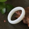 和田玉（羊脂玉）俄料手镯--平安镯80.8g/56# 商品缩略图1