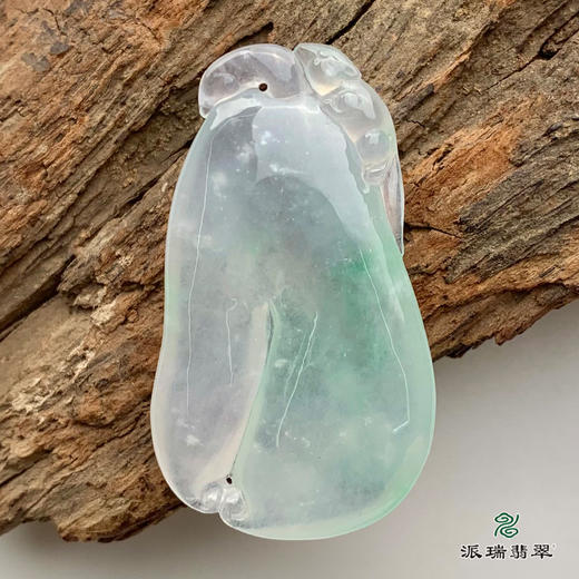 派瑞翡翠 翡翠挂件 冰种 飘花 商品图3