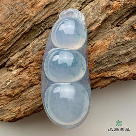 派瑞翡翠 翡翠挂件 糯冰种 飘花