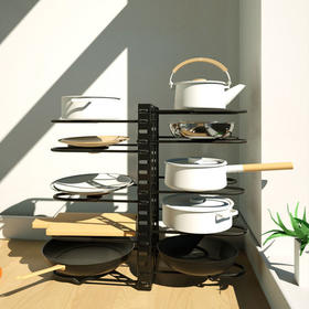锅架子厨房多层收纳架整理架沥水家用厨房收纳神器锅盖架子置物架