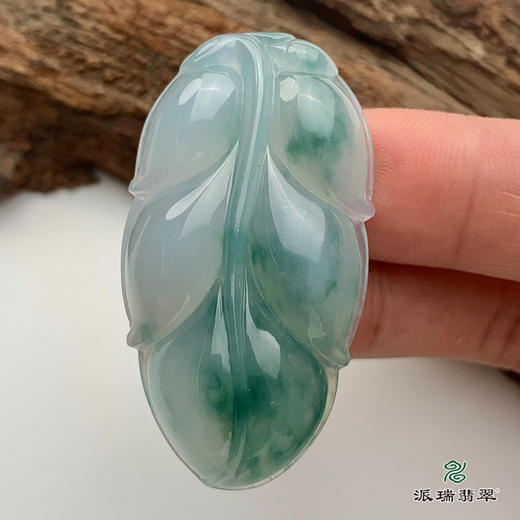 派瑞翡翠 翡翠挂件 糯种 飘花 商品图2