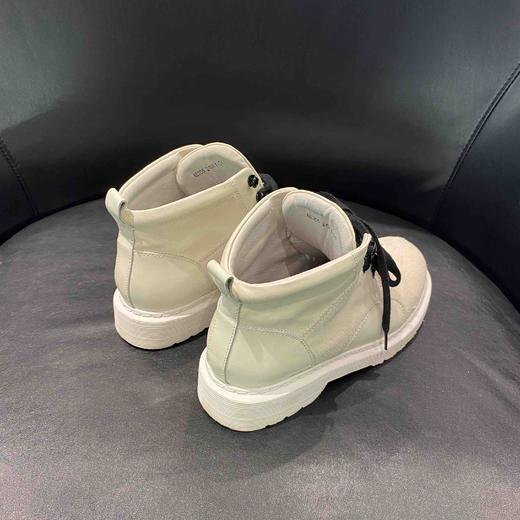 lfgj jeans AE305  马毛马丁靴女春秋洋气英伦风短靴韩版踝靴 商品图2