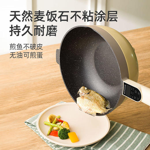 【1800W大火力】朋森电炒锅家用多功能一体式炒菜电煮锅宿舍蒸煮电热大功率火锅 商品图4