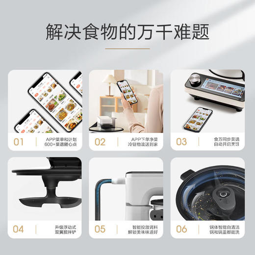 添可智能料理机自清洁家用自动炒菜机食万3.0CHIEREONE 商品图7