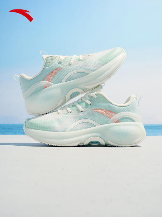 安踏糖芯泡泡丨跑步鞋女2022春季新款缓震运动鞋跳绳鞋122225520-3/4/8 商品图2