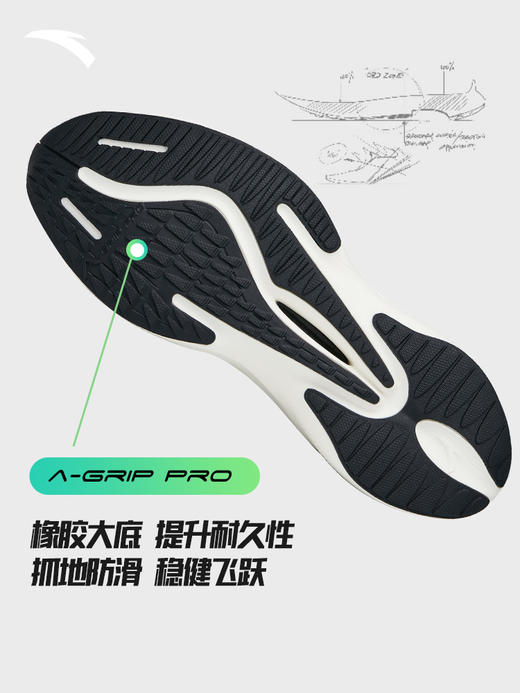 安踏男鞋羚跑2.0男2022春季新款专业训练跑步运动鞋112225585-6/8 商品图4