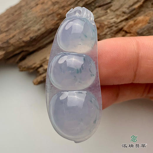 派瑞翡翠 翡翠挂件 糯冰种 飘花 商品图2