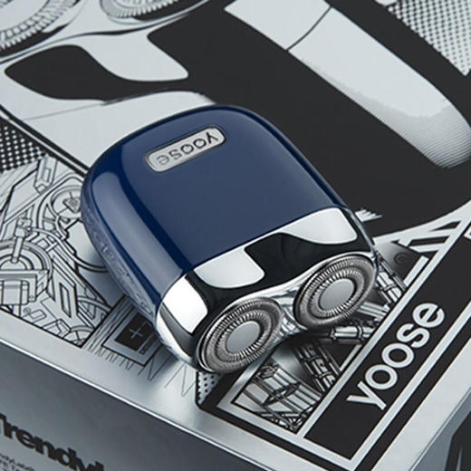 有色（yoose）男士电动剃须刀迷你便携式刮胡刀全身防水送男友礼物新款胡须刀礼盒MINI 商品图2