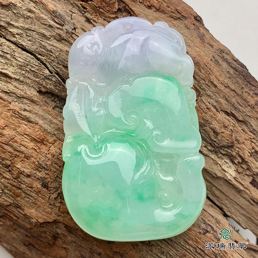 派瑞翡翠 翡翠挂件 糯种 绿色 商品图3
