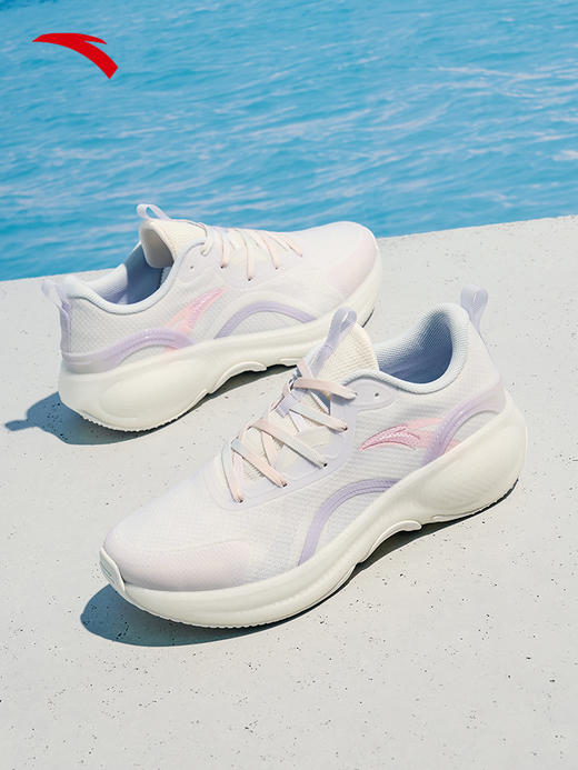 安踏糖芯泡泡丨跑步鞋女2022春季新款缓震运动鞋跳绳鞋122225520-3/4/8 商品图4