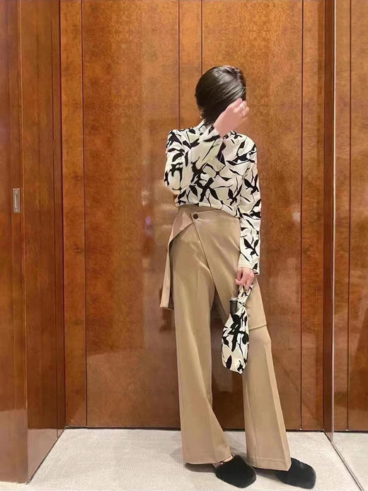 HIDEMI 腰片设计感裙装两件套式西裤 商品图3