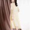 优雅温柔，短袖中长款桑蚕丝连衣裙SM-82297507 商品缩略图4