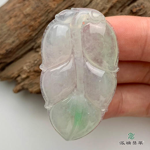 派瑞翡翠 翡翠挂件 糯冰种 飘花 商品图2