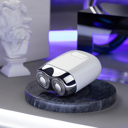 【yoose有色电动剃须刀】MINI-S&MINI强劲性能|进口钢材|超长续航|金属浮雕礼盒||银卡涂鸦礼盒 商品图2