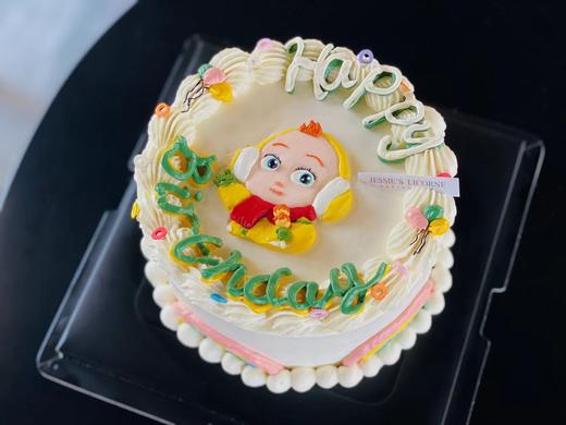 浮雕手绘宝宝奶油蛋糕 商品图0