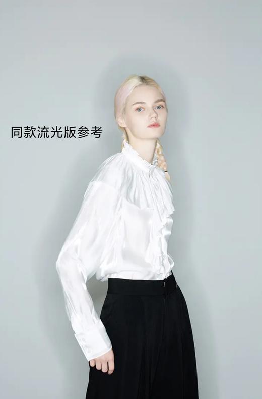 披肩领单肩溢边衬衫 商品图2