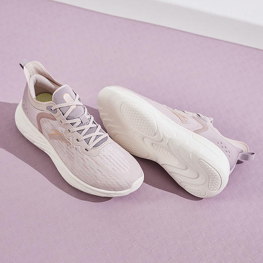 安踏综训鞋女2022春季新款软底轻便健步健身慢跑训练鞋122227721-3 商品图2