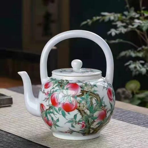 张彩云 ：珐琅九桃提梁壶 商品图0