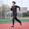 多威长袖T恤男年春新款黑色跑步训练服圆领运动服2312008 商品缩略图2