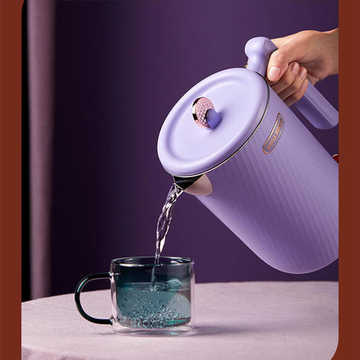 【现货发】小南瓜电热水壶K1家用恒温烧水壶保温一体自动不锈钢煮开水壶电水壶 商品图0