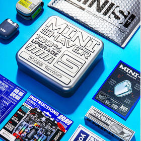 【yoose有色电动剃须刀】MINI-S&MINI强劲性能|进口钢材|超长续航|金属浮雕礼盒||银卡涂鸦礼盒