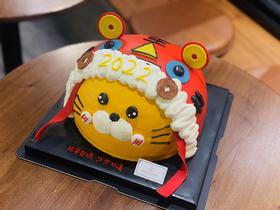 虎头帽球形翻糖奶油蛋糕