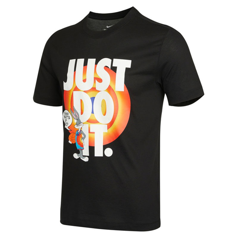 nike耐克男子兔八哥卡通图案运动休闲篮球短袖dh3830-010