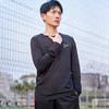 多威长袖T恤男年春新款黑色跑步训练服圆领运动服2312008 商品缩略图1