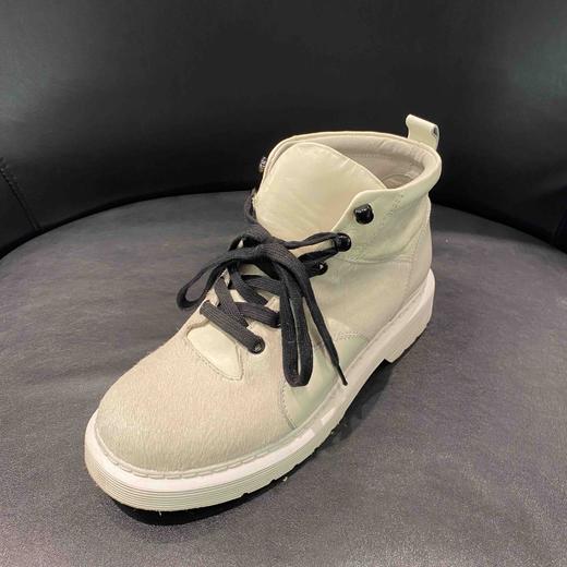 lfgj jeans AE305  马毛马丁靴女春秋洋气英伦风短靴韩版踝靴 商品图0