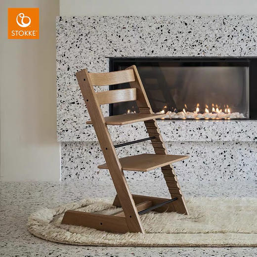 挪威Stokke Tripp Trapp 成长椅儿童餐椅宝宝座椅 甄选橡木 TT椅 商品图5