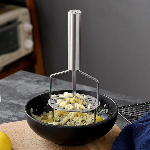 双层不锈钢压薯器土豆泥捣碎器薯泥捣泥器家用水果压泥器厨房用品 商品图8