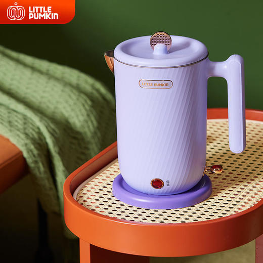 【低音烧水55度恒温】小南瓜静音电热水壶K1黑科技消音降噪不留水垢智能恒温双层防烫设计全一体制内胆24H保温 商品图5